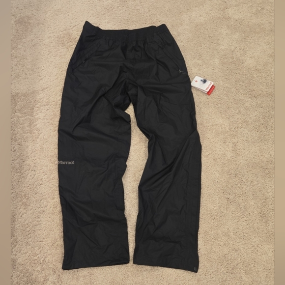 Marmot Precip Eco Full Zip Waterproof Lightweight Rain Pants - Picture 1 of 10